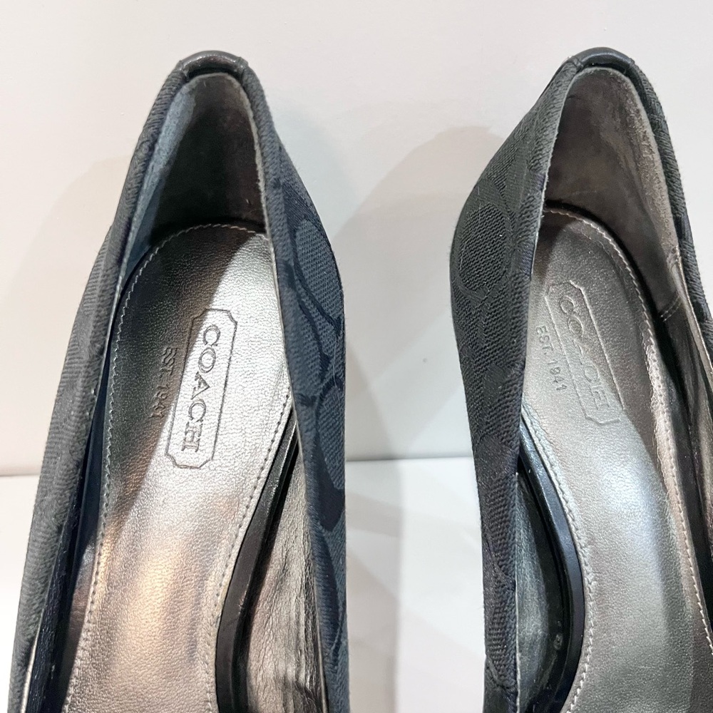 Coach Aldis Peep Toe High-heel Stilletosl - Picture 5 of 11